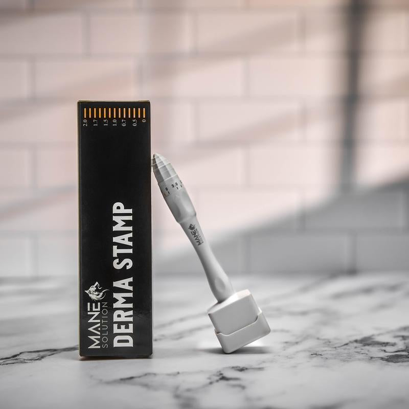 Derma Stamp: Microneedling Pen, Dermaroller Alternative for Hair Growth Comfort