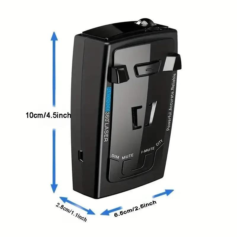 RAD2000 Car Radar Detector for Summer, Fall Car Accessories, Radar Velocimeter with LED Display, 12V Speed Lidar Detector, Voice Alert Car Radar Speedometer, Car Repair Tool, Auto Accessories, Automotive Accessories, Wide Detection Range Detector