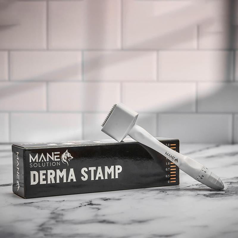Derma Stamp: Microneedling Pen, Dermaroller Alternative for Hair Growth Comfort