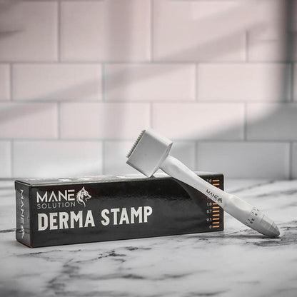 Derma Stamp: Microneedling Pen, Dermaroller Alternative for Hair Growth Comfort