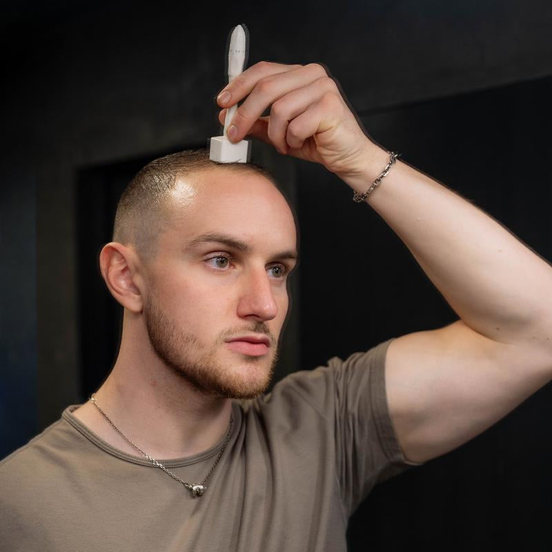 Derma Stamp: Microneedling Pen, Dermaroller Alternative for Hair Growth Comfort